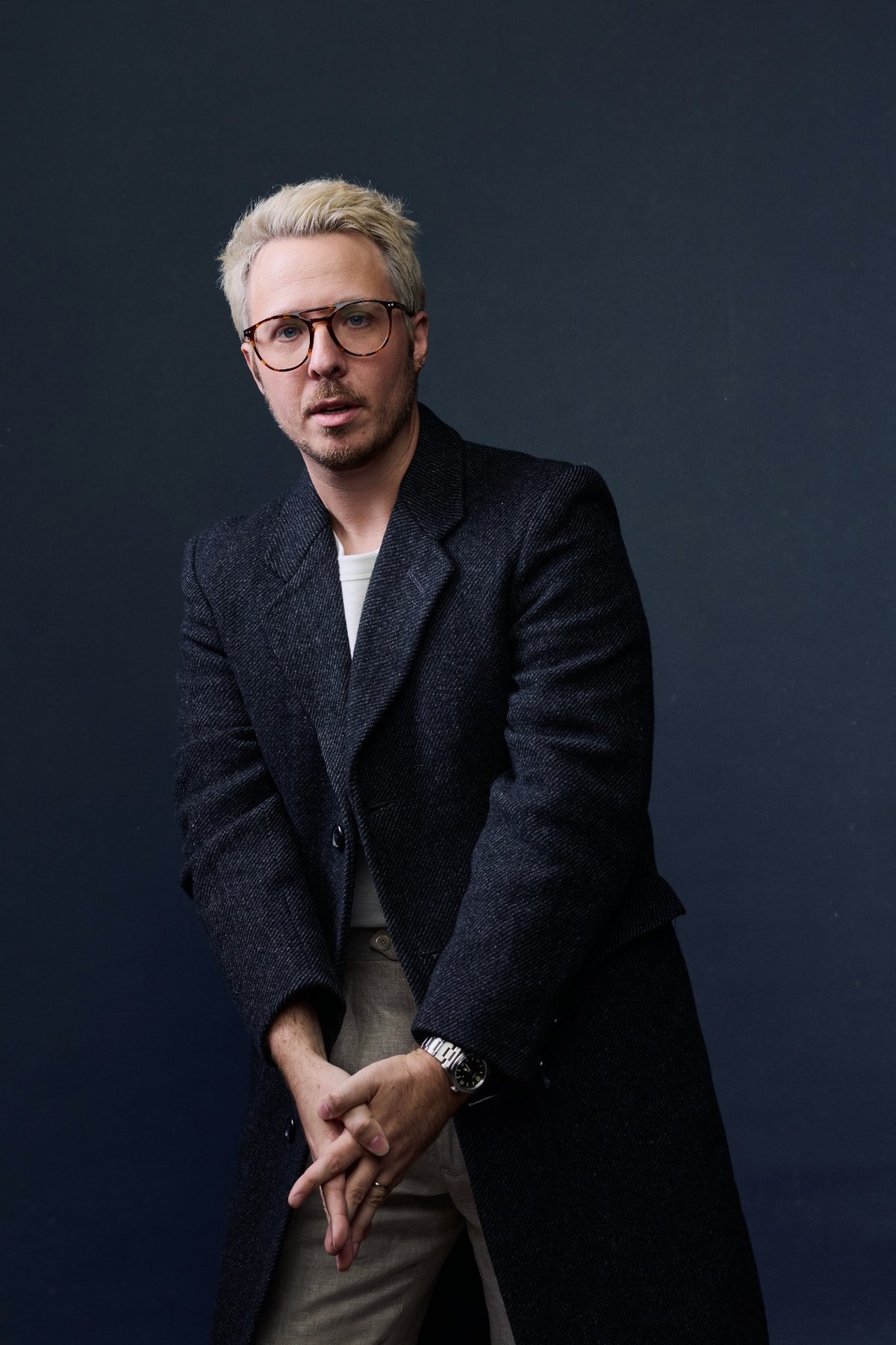 Scott Goldbaum in a dark coat